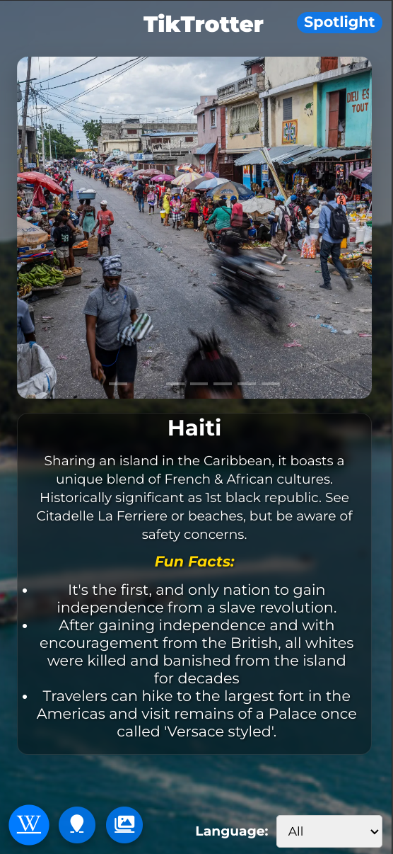 The world's first black-led republic