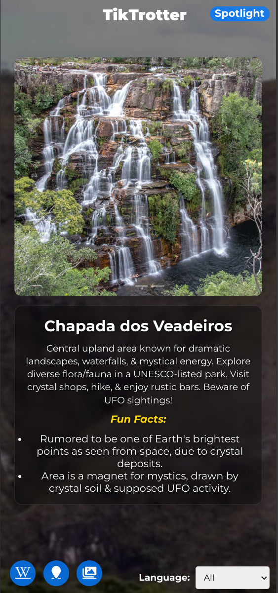 Earth's brightest point as seen from space